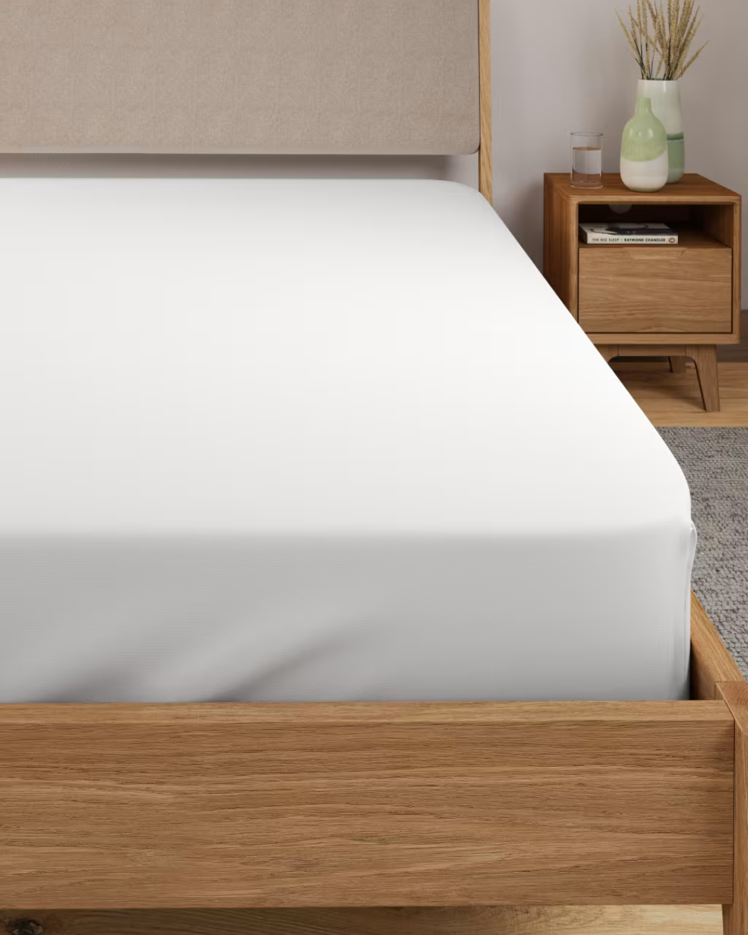 200TC Cotton Rich Fitted Sheet