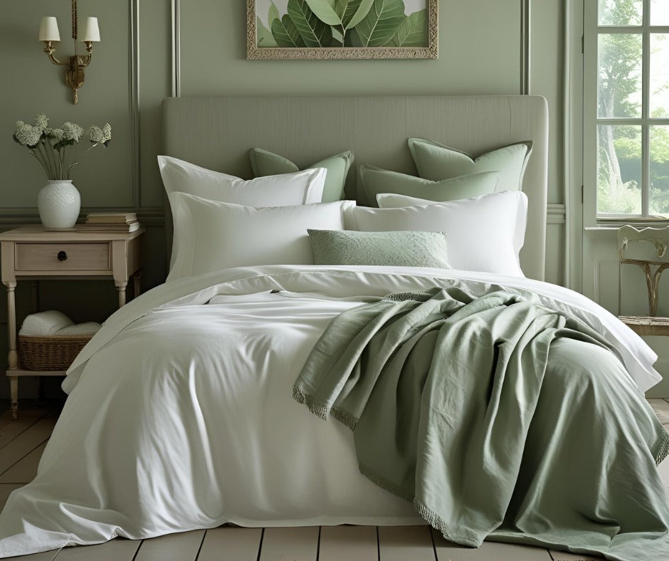 White Wisper Duvet Cover Set (M)