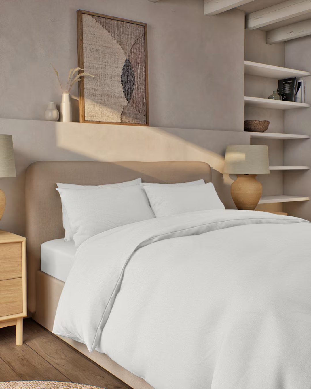 200TC Cotton Rich Duvet Cover Set