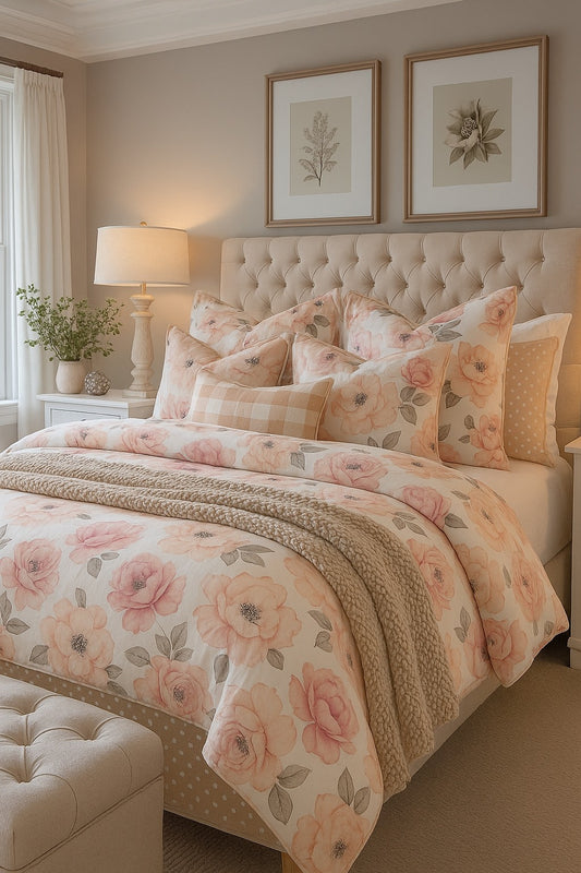Petal Drama Duvet Cover Set
