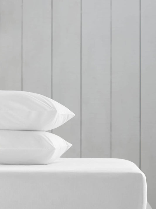 White Whisper Fitted Sheet (M)